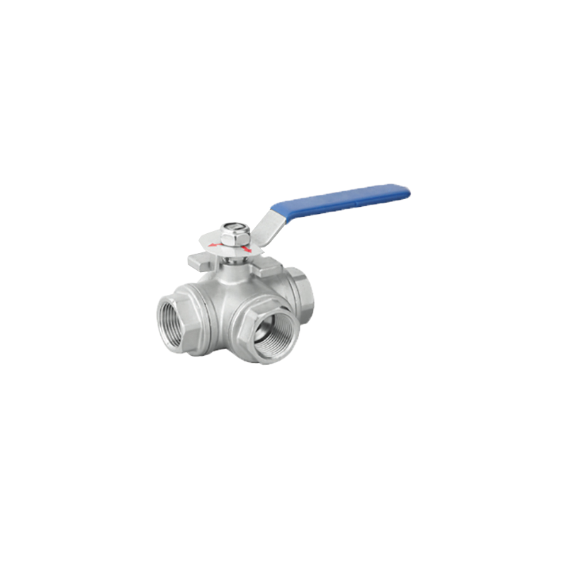 VÁLVULA BOLA T/L ACERO INOXIDABLE 316 3 VIAS NPT GMEC